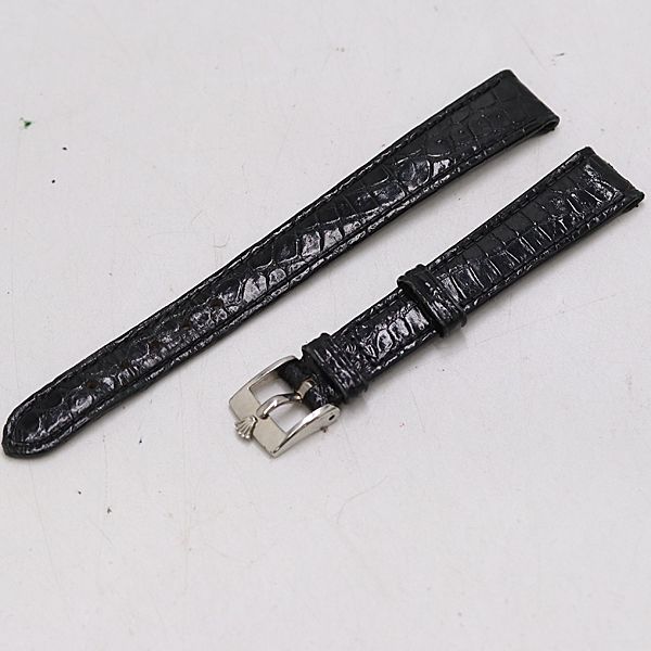 ロレックス 純正ベルト ブラックカラー 12ｍｍ レディース腕時計 0045100 6ERT KUT