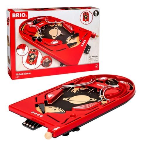 ☆新品☆BRIO (ブリオ) ピンボールゲーム レッド 34017 対象年齢 6歳~ 【おもちゃ 玩具 木製おもちゃ ゲーム プレゼント（誕生日/クリスマス）】 903d7281