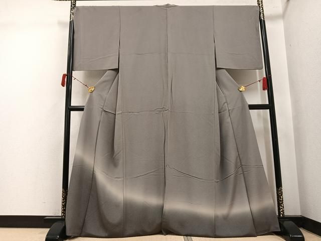 平和屋着物●江戸小紋　色留訪問着　霞文　暈し染め　正絹　逸品　AABJ3004ph