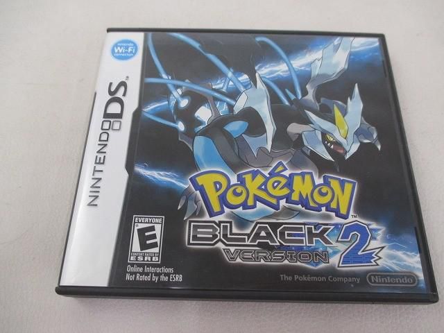 中古品 ニンテンドーDS ソフト ポケットモンスター ブラック2 海外版 箱説付き