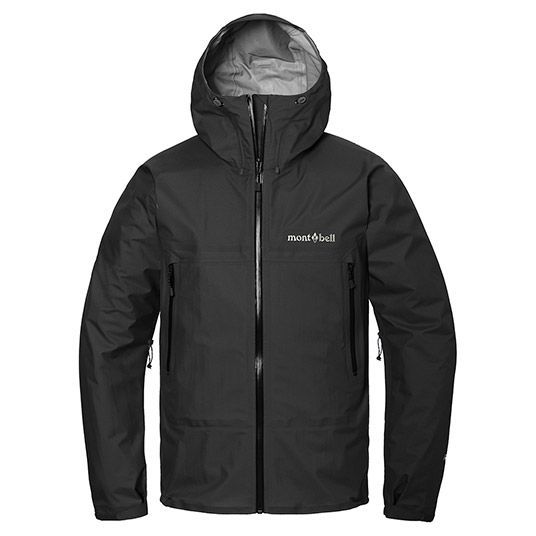 mont-bell US ストームクルーザージャケット Men's M ブラック モンベル レインウェア 2328321