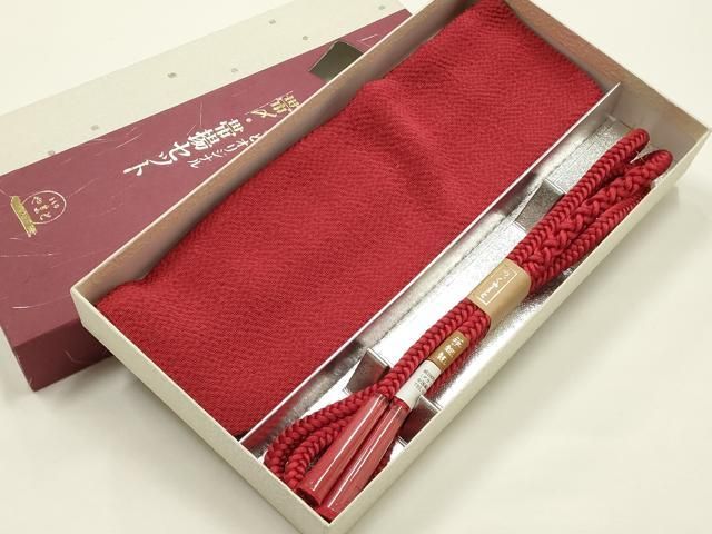 平和屋着物●和装小物　帯締め・帯揚げセット　奈良組　めいくやまと　逸品　未使用　AABJ5961ay