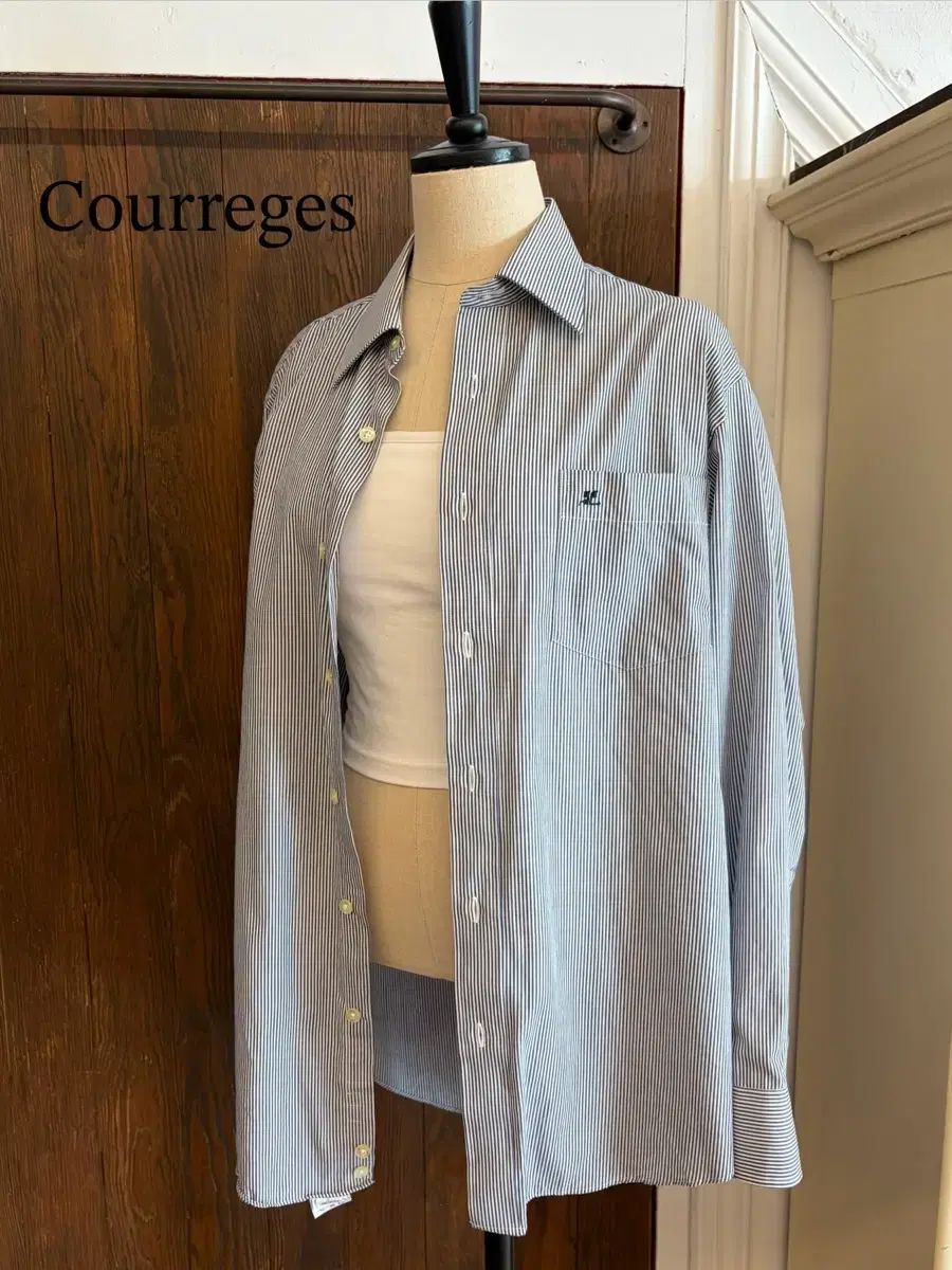 クレージュ 正規品 ストライプ シャツ