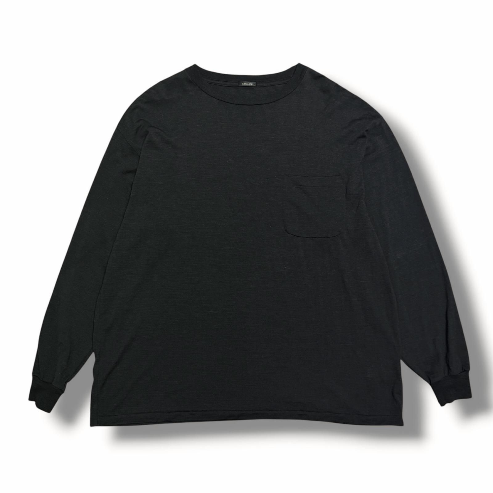 COMOLI サマーウール 長袖Tシャツ カットソー 長袖 カットソー コモリ 