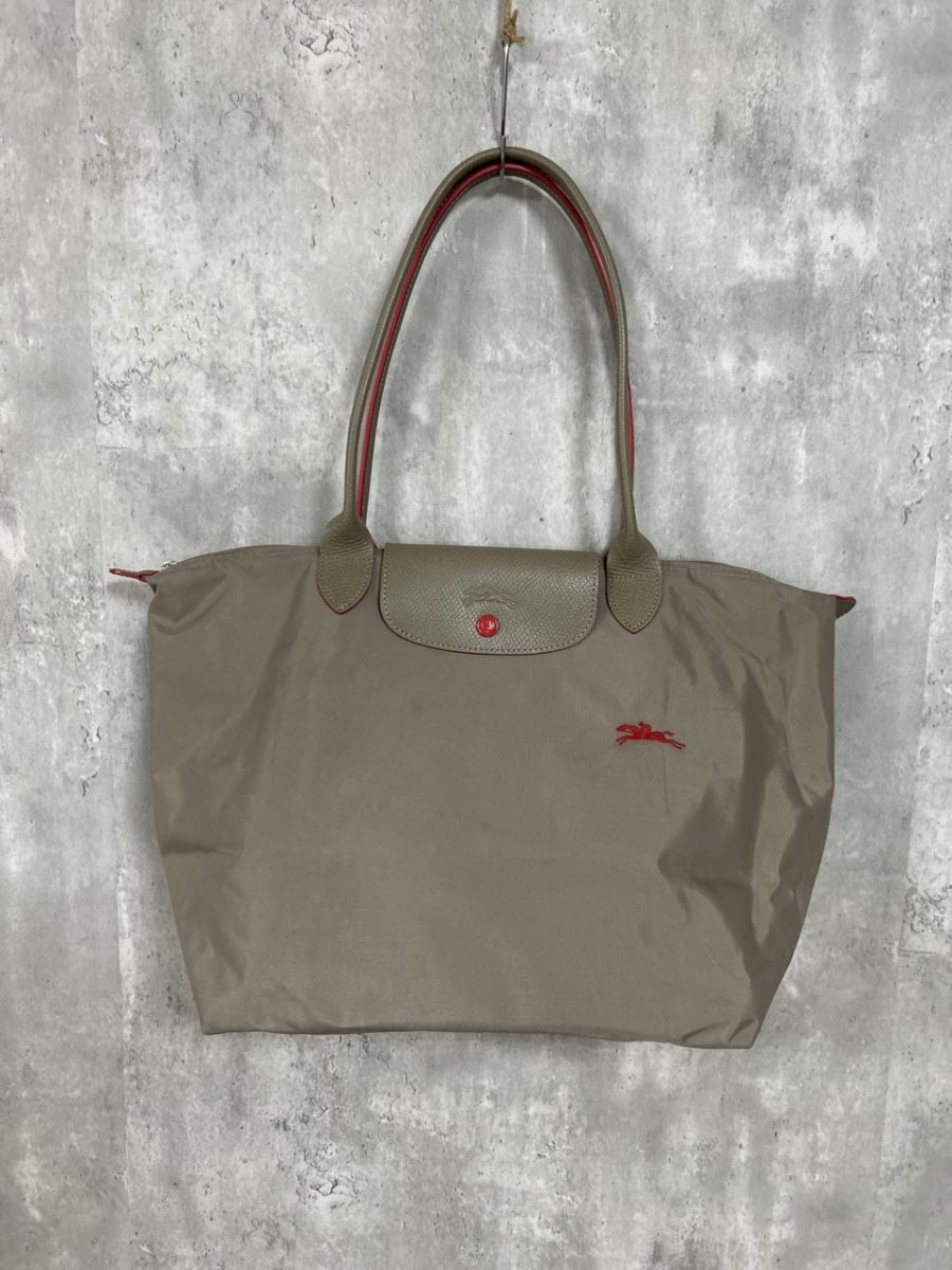 LONGCHAMP ロンシャン LE PLIAGE CLUB トート バッグ sizeL/モカ ■■◎レディース