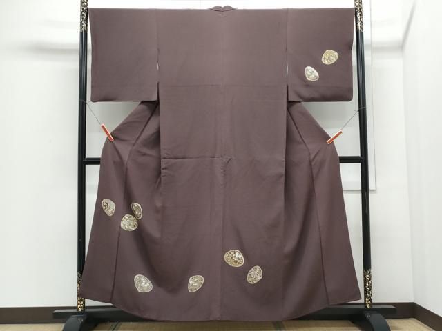 平和屋着物●訪問着　貝合せ花文　金彩　やまと誂製　正絹　逸品　CABI1494th