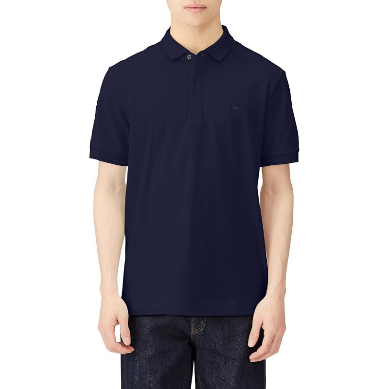 【新品】 [ラコステ] ポロシャツ [公式] 『Le Paris Polo』レギュラーフィット パリポロ メンズ ネイビー M