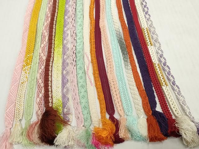 平和屋着物＊夏物　和装小物　帯締め20本セット　レース織　逸品　DABH2452zzz
