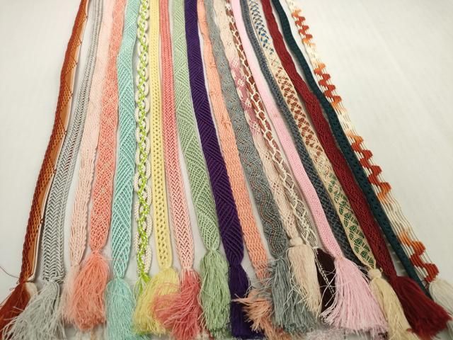 平和屋着物＊夏物　和装小物　帯締め20本セット　レース織　逸品　DABH2453zzz