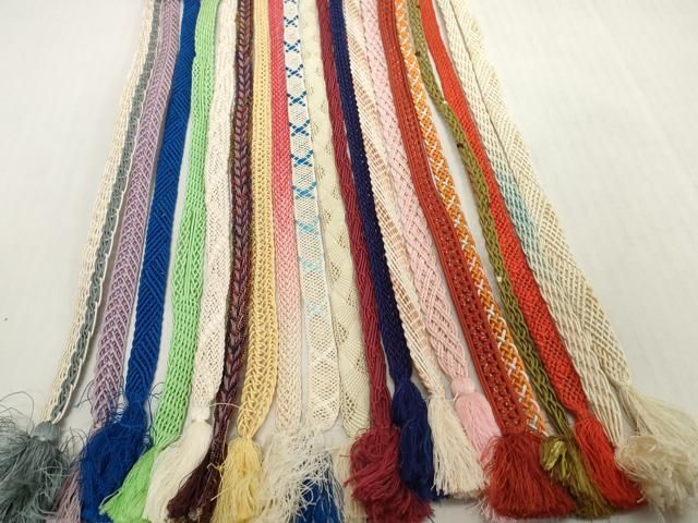 平和屋着物＊夏物　和装小物　帯締め20本セット　レース織　逸品　DABH2457zzz