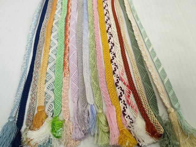 平和屋着物＊夏物　和装小物　帯締め20本セット　レース織　逸品　DABH2462zzz