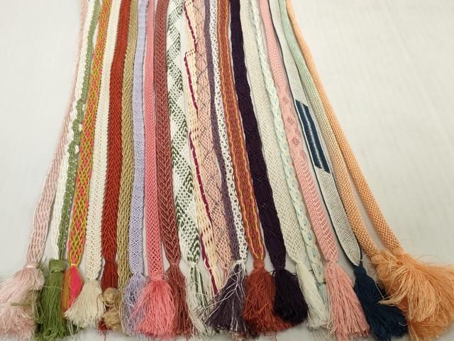 平和屋着物＊夏物　和装小物　帯締め20本セット　レース織　逸品　DABH2481zzz