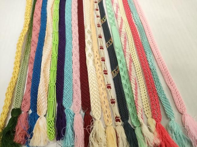 平和屋着物＊夏物　和装小物　帯締め20本セット　レース織　逸品　DABH2492zzz