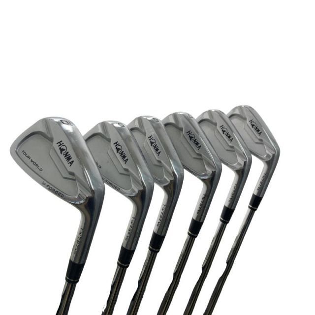 【中古】 本間ゴルフ TOUR WORLD TW737Vs 6S アイアンセット IR 純正特注シャフト (フレックスS) メンズ 男性用 右利き 右用 Cランク ゴルフクラブ 24,641円