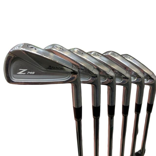 【中古】 ダンロップ SRIXON Z745 6S アイアンセット IR Dynamic Gold D.S.T (フレックスS) メンズ 男性用 右利き 右用 Cランク ゴルフクラブ