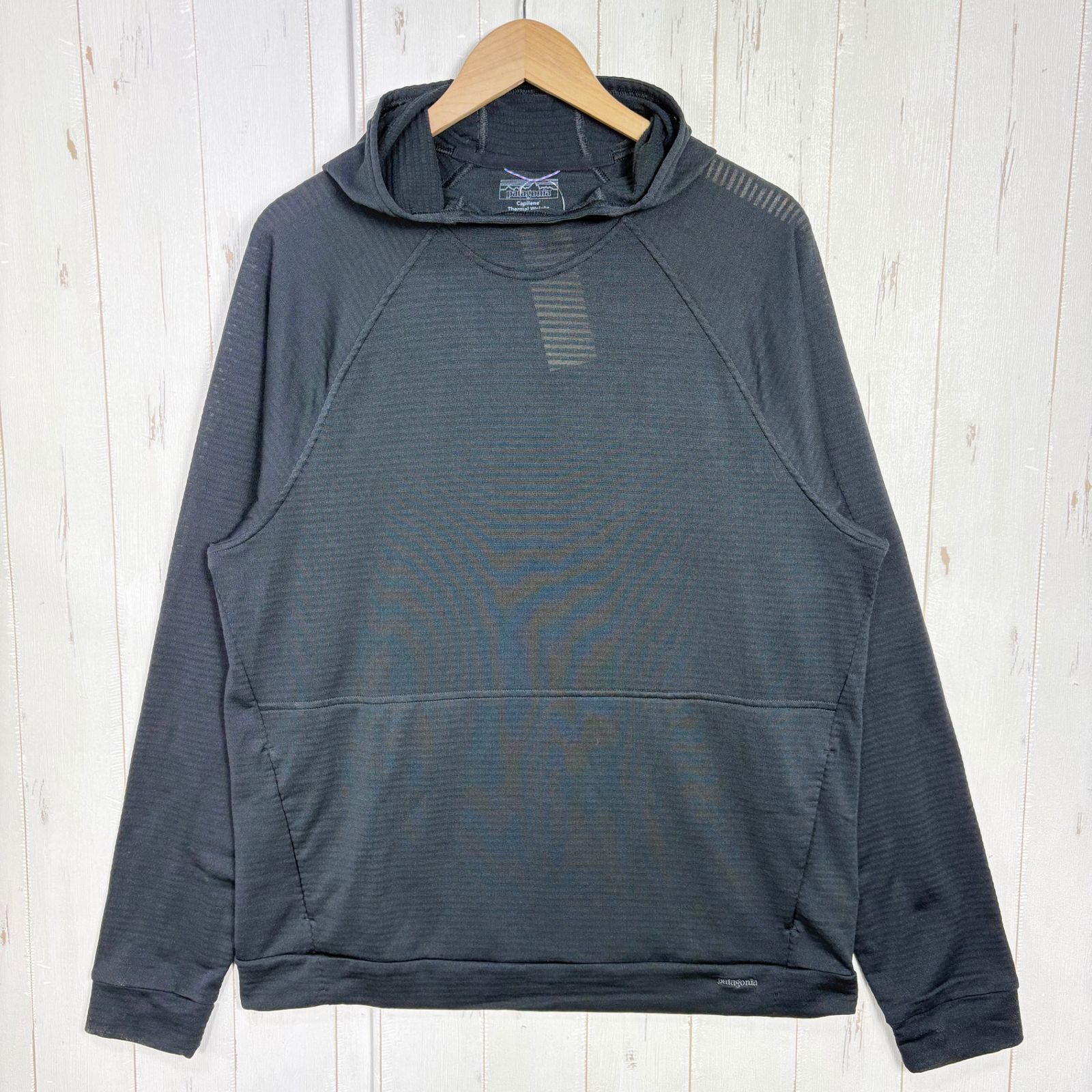 ?️Men's L ブラック系 2024 Patagonia ( パタゴニア ) キャプリーン サーマル フーディ Capilene Thermal Hoody ポリエステル ウェア トップス アウター ジャケット フリース z0005890