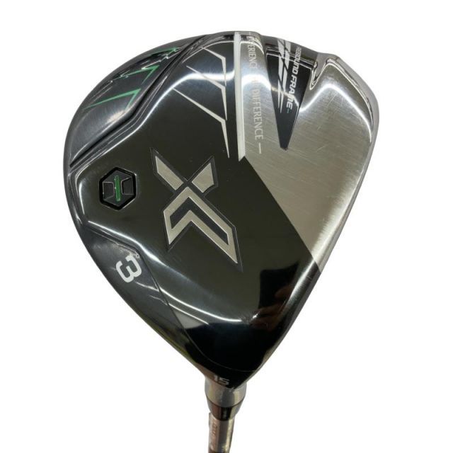 【中古】 ダンロップ XXIO(2022) eks 3W フェアウェイウッド FW Miyazaki AX-2(FW) (フレックスS) メンズ 男性用 右利き 右用 Cランク ゴルフクラブ