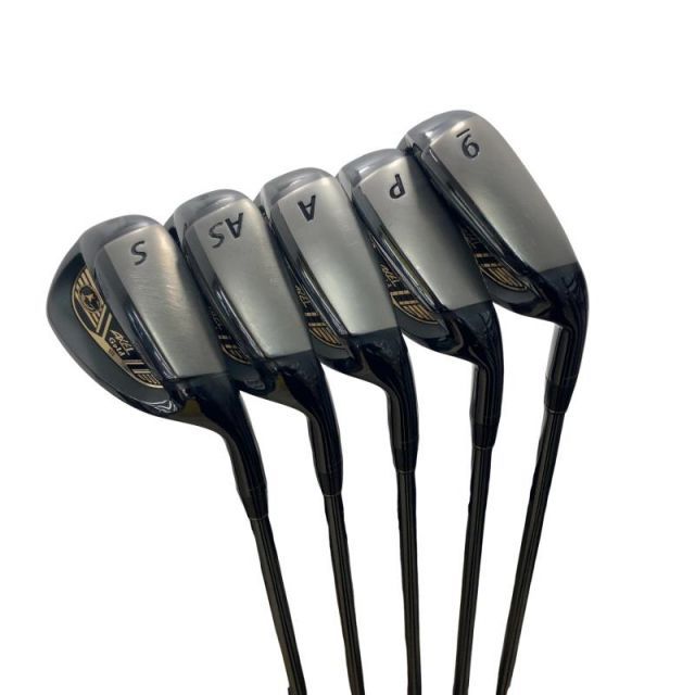 【中古】 つるや AXEL Gold Premium III 7S アイアンセット IR AXEL Gold Premium III(アイアン) (フレックスR) メンズ 男性用 右利き 右用 Cランク ゴルフクラブ
