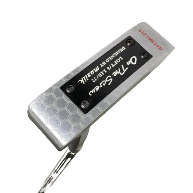 【中古】 muziik muziik 6121(ショートスラント) 33インチ パター PT スチール (フレックスその他) メンズ 男性用 右利き 右用 Cランク ゴルフクラブ