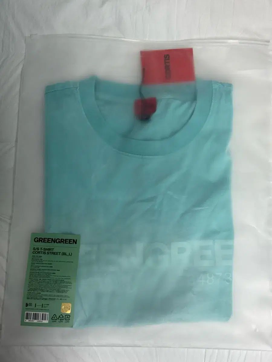 コルティス グリーン グリーン 半袖Tシャツ ブルー L
