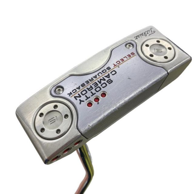 【中古】 タイトリスト SCOTTY CAMERON select SQUAREBACK(2018) 34インチ パター PT スチール (フレックスその他) メンズ 男性用 右利き 右用 Cランク ゴルフクラブ