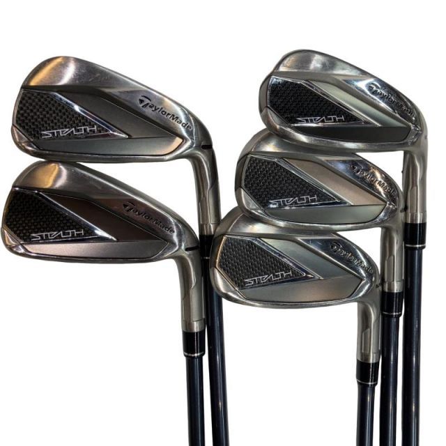【中古】 テーラーメイド STEALTH 5S アイアンセット IR TENSEI RED TM60(STEALTH IR) (フレックスS) メンズ 男性用 右利き 右用 Cランク ゴルフクラブ