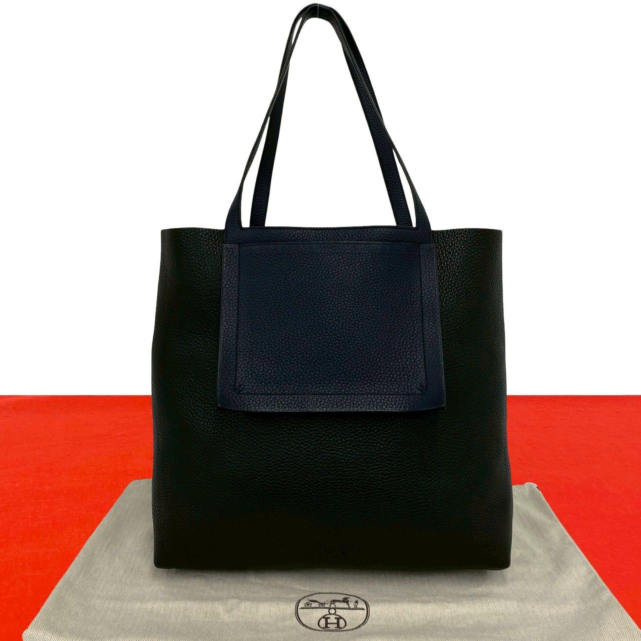 極 美品 袋付き Z 刻印 HERMES エルメス カバセリエ 46 トリヨン
