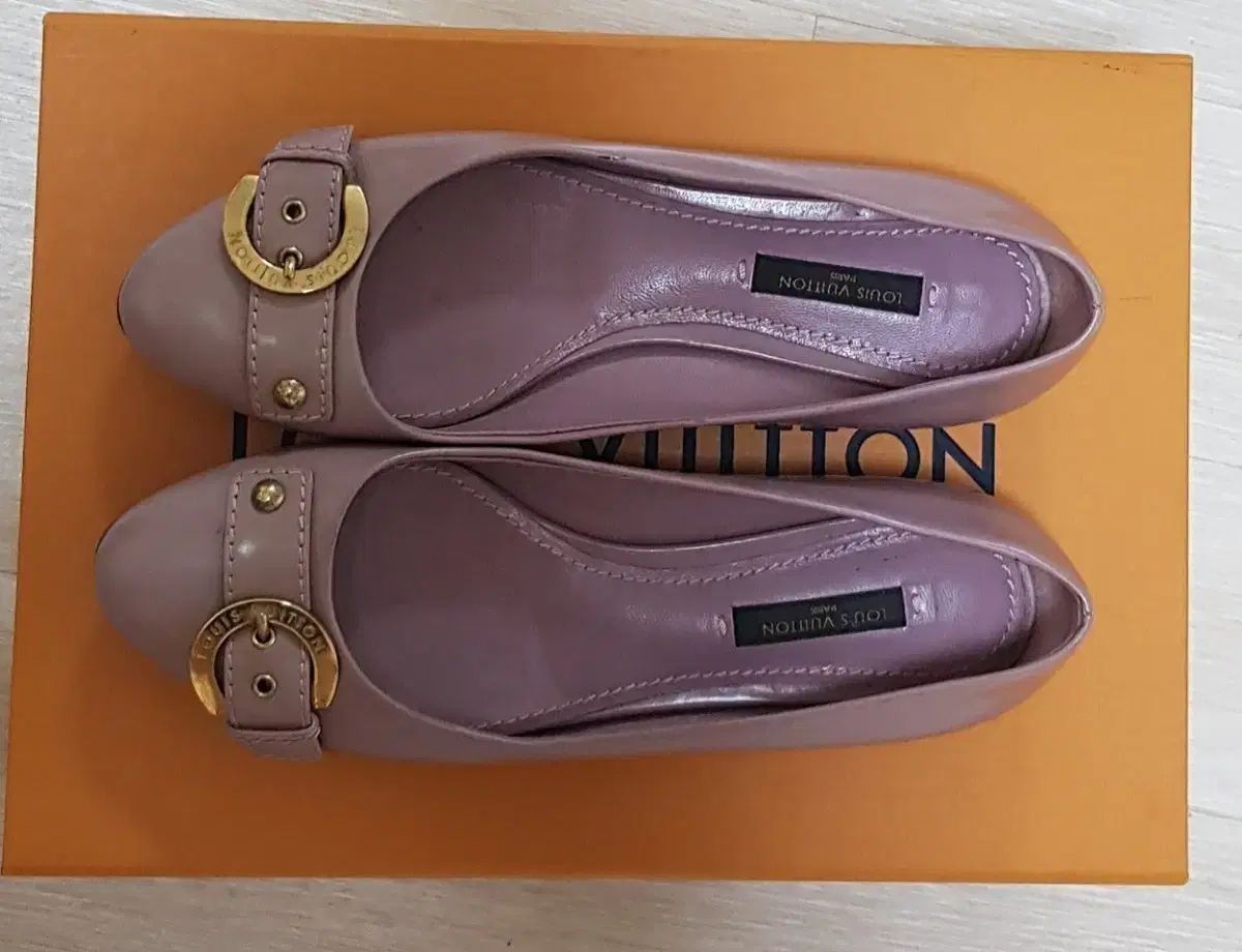 ルイヴィトン レディース フラット シューズ ピンク/PURPLE パープル 225 230(35 5) 正規品