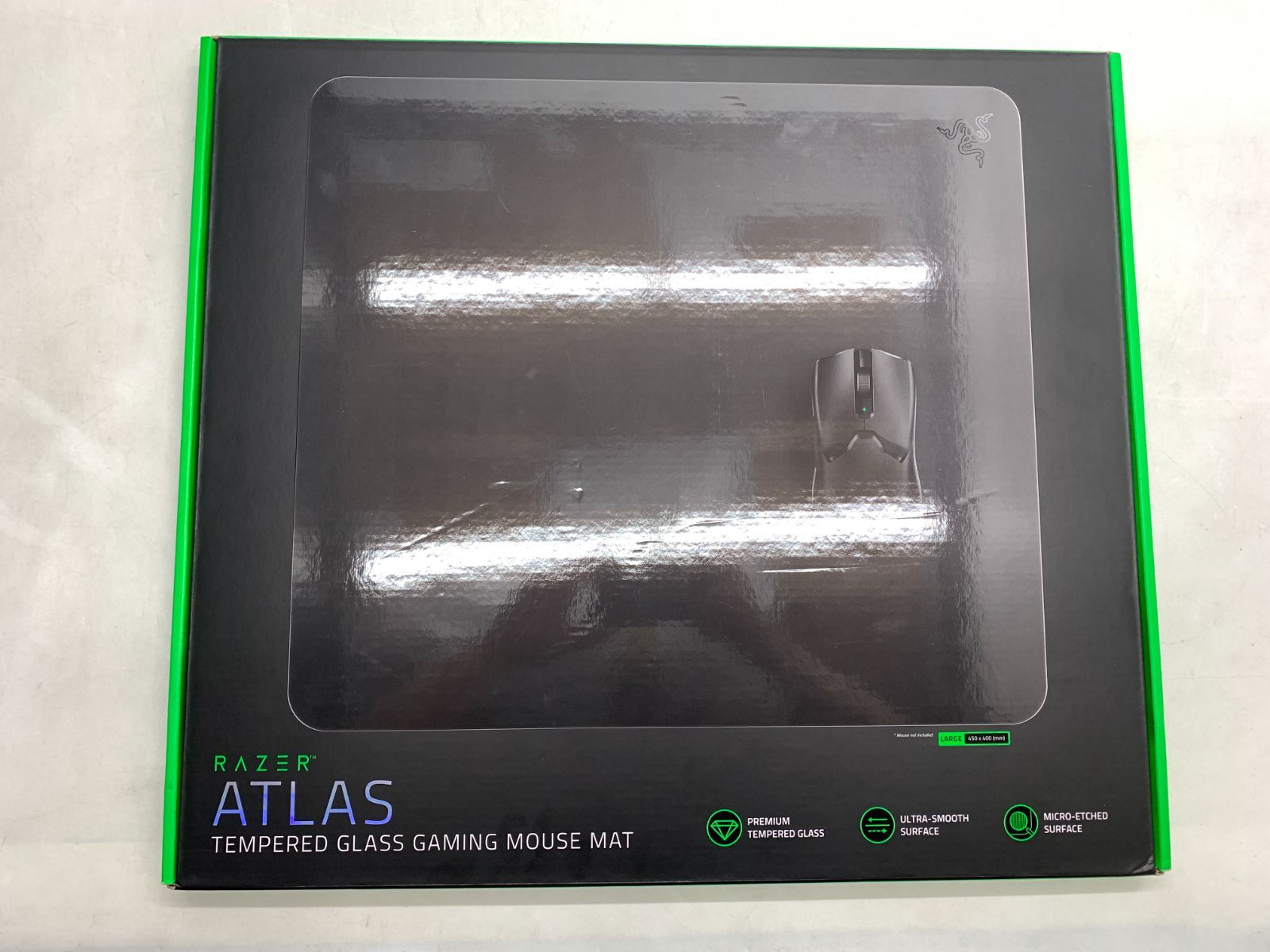 中古 RAZER ATLAS ガラスマウスパッド