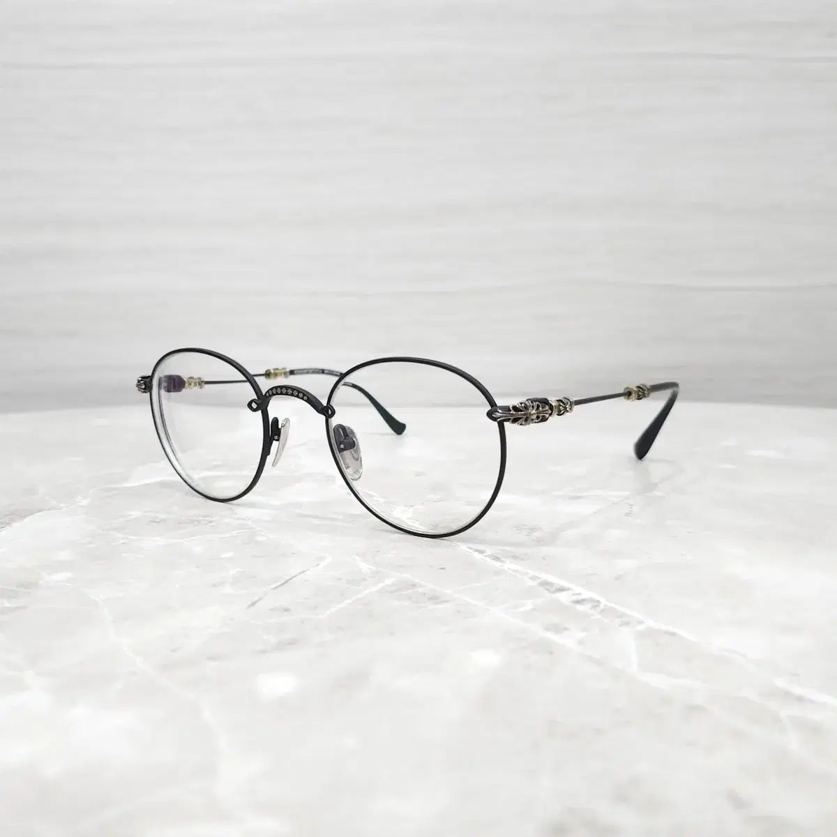 CHROME HEARTS クロムハーツ ブバA マットブラック メガネ MBK/P