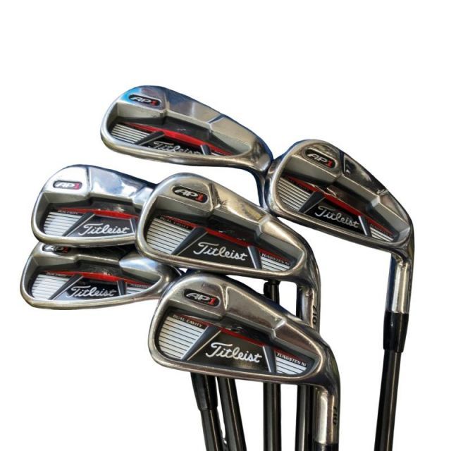 【中古】 タイトリスト Titleist AP1 710 6S アイアンセット IR Titleist Motore (フレックスS) メンズ 男性用 右利き 右用 Cランク ゴルフクラブ
