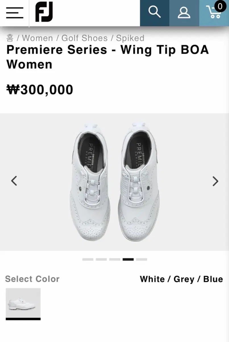 フットジョイ Premiere Series - Wing Tip BOA Women