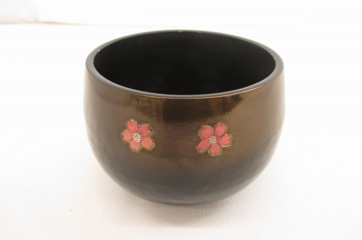 創価学会 大徳寺リン 本手打 3.5寸 コハクボカシ 桜 おりん 箱なし 仏壇仏具