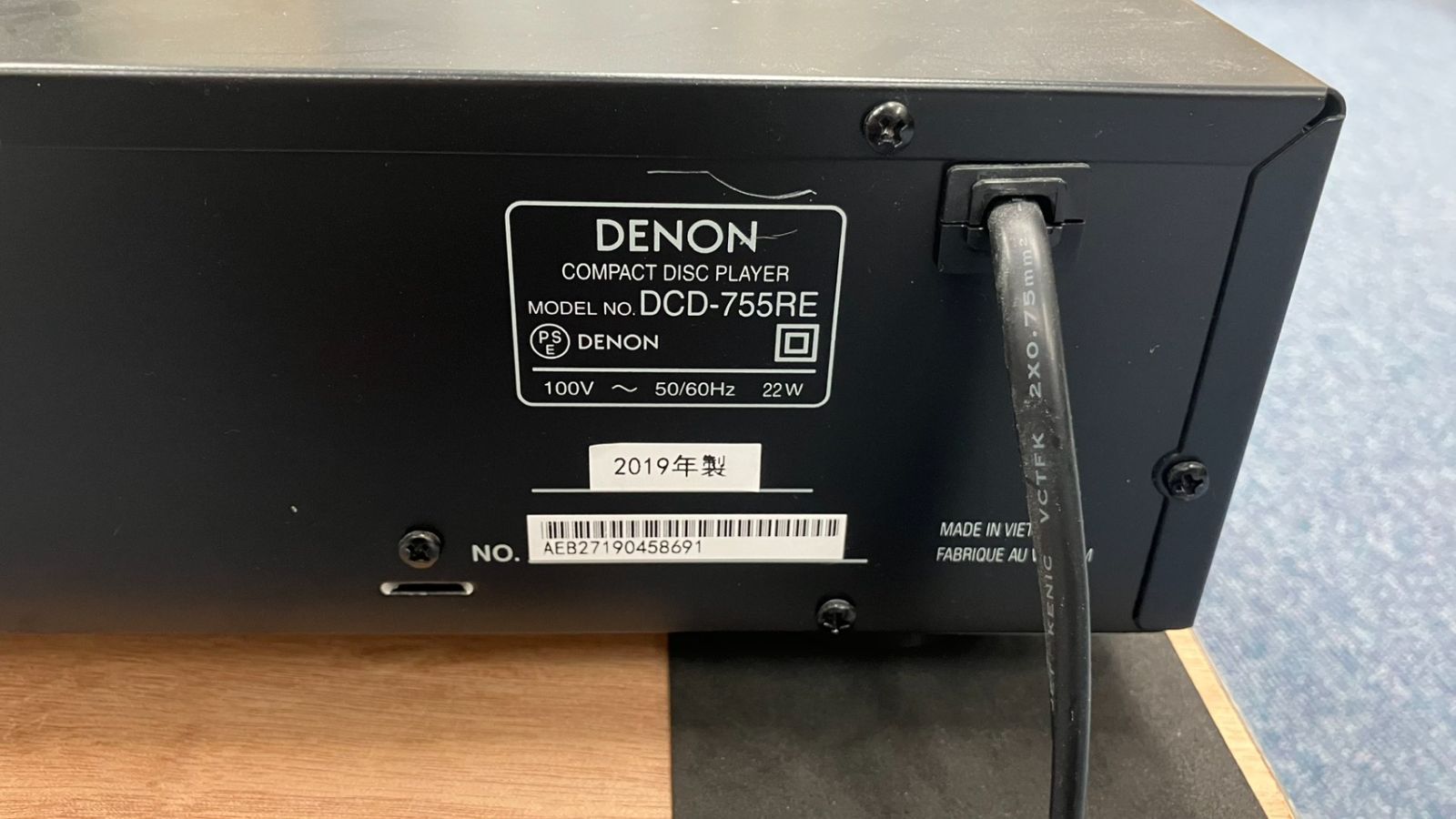 F029-SA4-299 DENON デノン COMPACT DISC PLAYER CDプレーヤー DCD-755RE 2019年製 オーディオ機器 家電 ※読込動作確認済み F029-SA4-299 DENON デノン COMPACT DISC PLAYER CDプレーヤー DCD-755RE 2019年製 オーディオ機器 家電 ※読込動作確認済み