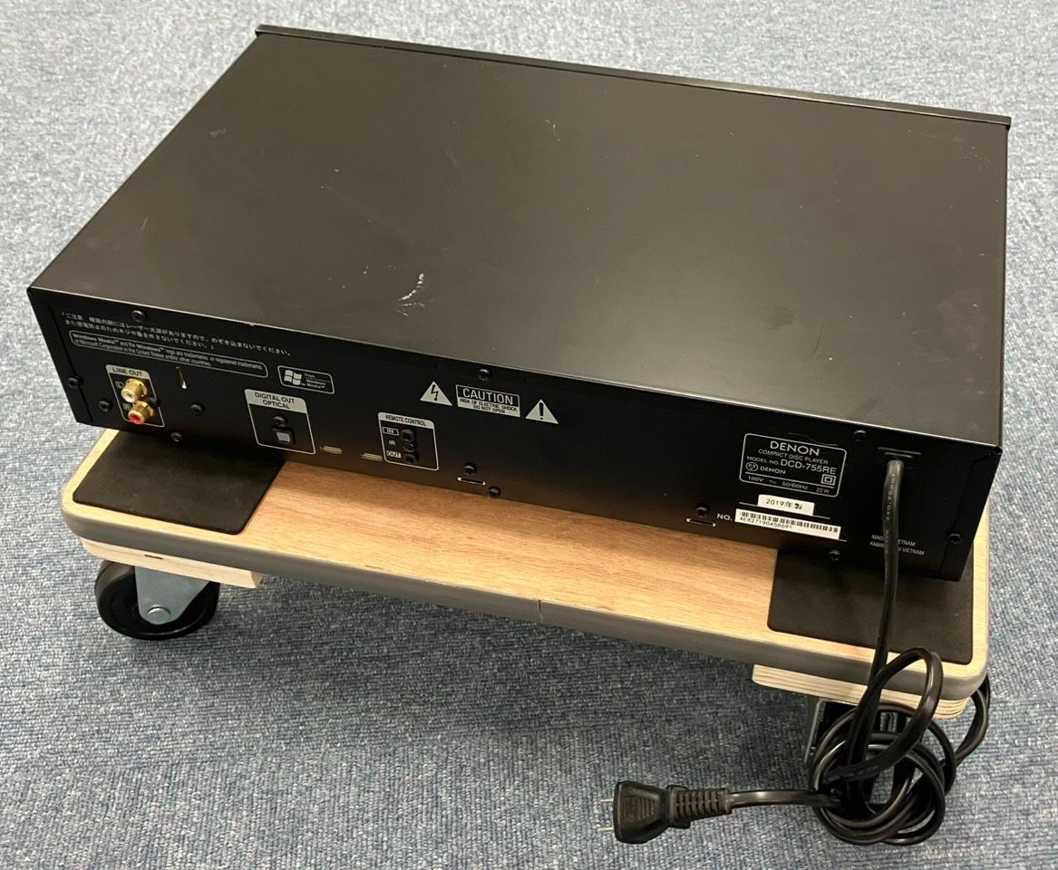 F029-SA4-299 DENON デノン COMPACT DISC PLAYER CDプレーヤー DCD-755RE 2019年製 オーディオ機器 家電 ※読込動作確認済み F029-SA4-299 DENON デノン COMPACT DISC PLAYER CDプレーヤー DCD-755RE 2019年製 オーディオ機器 家電 ※読込動作確認済み