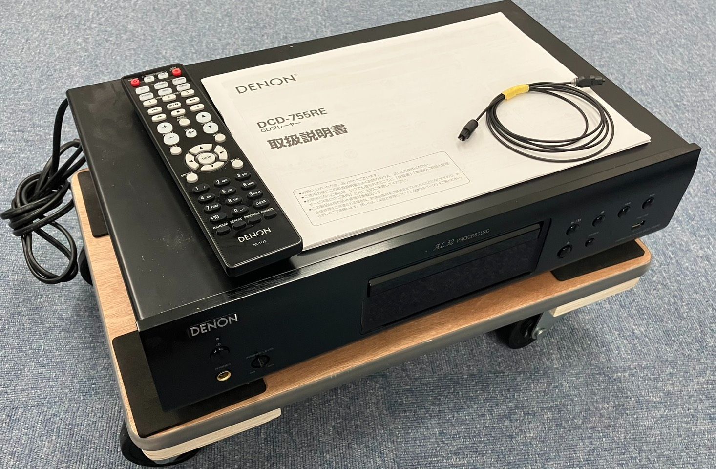 F029-SA4-299 DENON デノン COMPACT DISC PLAYER CDプレーヤー DCD-755RE 2019年製 オーディオ機器 家電 ※読込動作確認済み