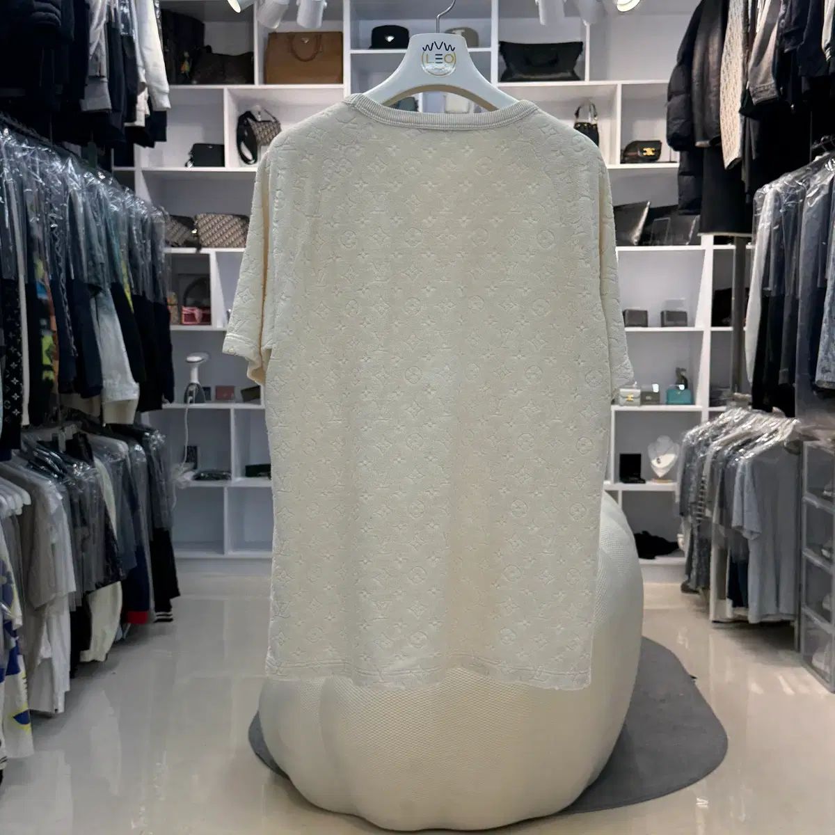 リオブ전포점 Louis Vuitton ルイヴィトン モノグラム フレンチテリー コットン 半袖 XXL