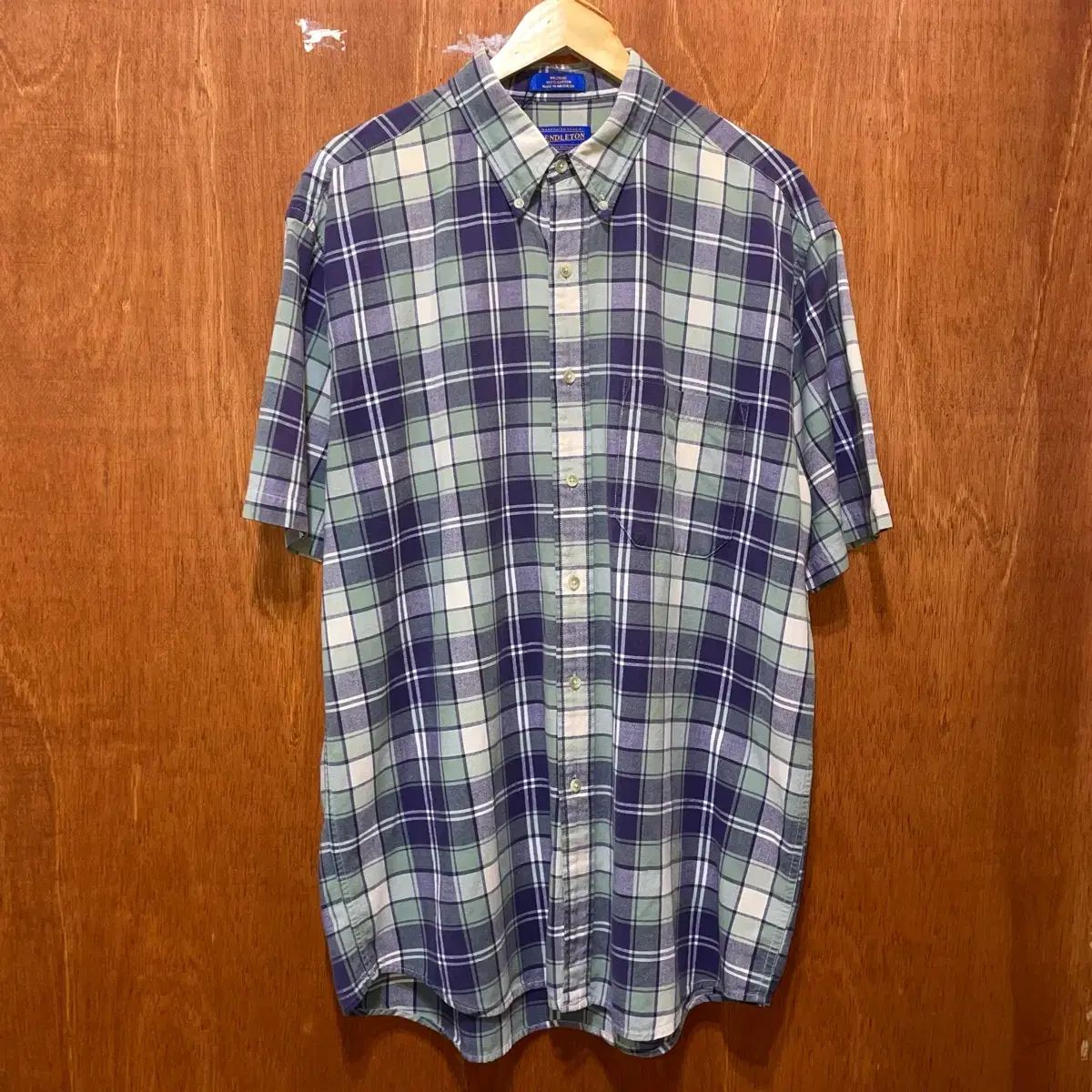 (L) ペンドルトン CHECK 半袖 シャツ
