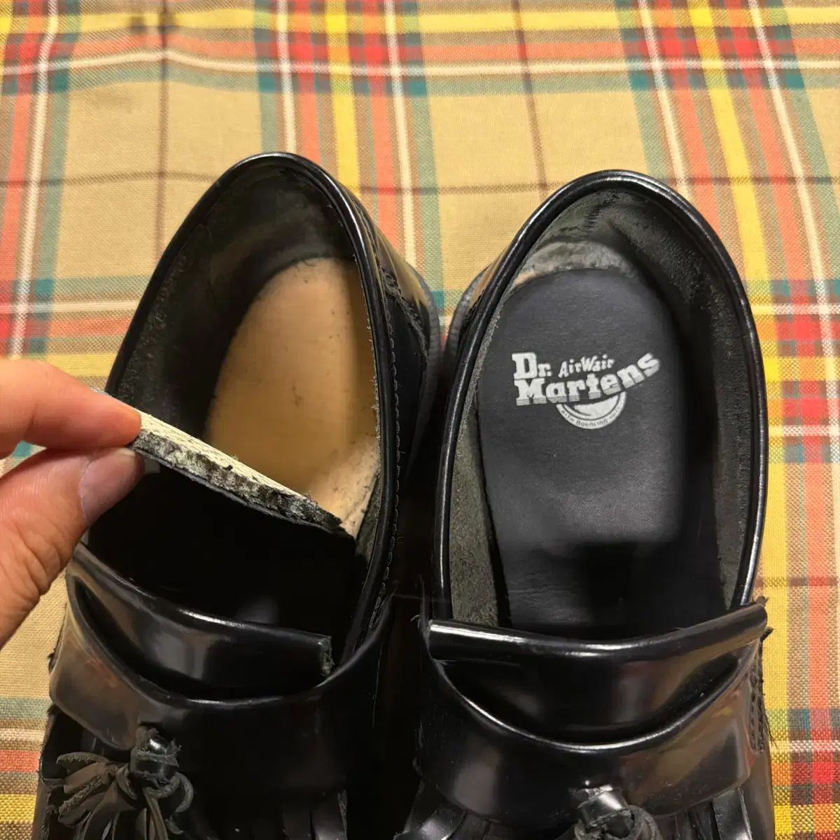 DR. MARTENS ドクターマーチン エイドリアン タッセルローファー ブラック UK7 DR. MARTENS ドクターマーチン エイドリアン タッセルローファー ブラック UK7
