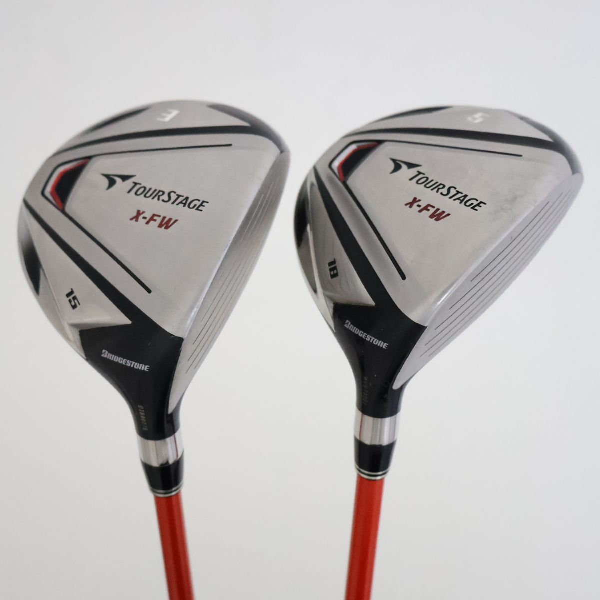 ●ブリヂストン★TOURSTAGE X-FW　2011年モデル【3W＆5W　2本セット】TOUR AD DJ-7カーボン　S　(89997