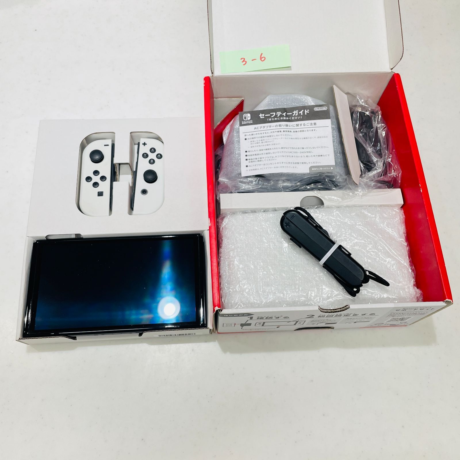 Nintendo Switch 本体 完品 動作確認済み 外箱付き Nintendo Switch 本体 有機ELモデル ホワイト【美品・完品】動作確認