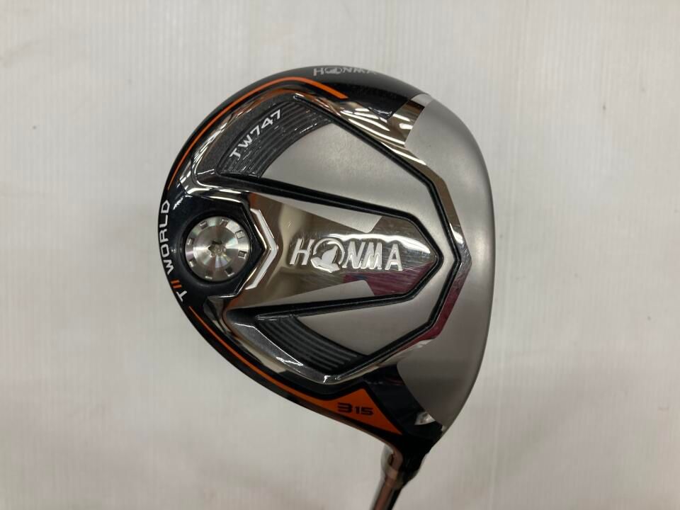 ホンマゴルフ　TOUR WORLD TW747　15度　VIZARD For TW747 50　Rフレックス　フェアウェイウッド　中古【最短即日発送】