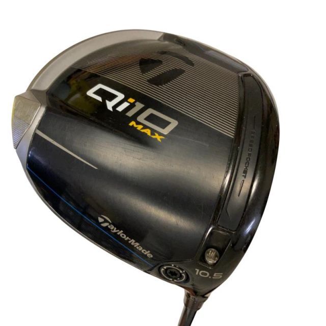 【中古】 テーラーメイド Qi10 MAX 10.5° ドライバー DR リシャフト (フレックスその他) メンズ 男性用 右利き 右用 Cランク ゴルフクラブ