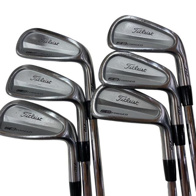 【中古】 タイトリスト Titleist CB 712 6S アイアンセット IR NS PRO 950GH (フレックスS) メンズ 男性用 右利き 右用 Cランク ゴルフクラブ