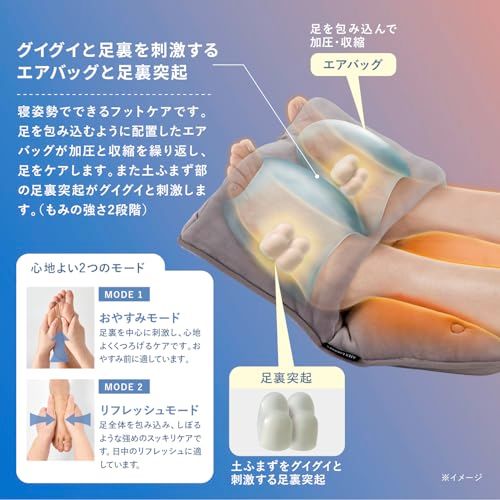 アテックス ATEX ボディケア用品 足 足裏 ヒーター 振動 あったか おやすみフットケア AX-HX123gr グレー 母の日 父の日 敬老の日 クリスマス ギフト プレゼント送料無料 6302c23f