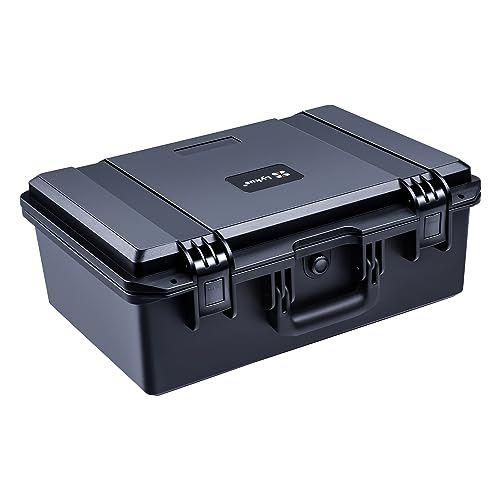 Lykus HC-4420 防水ハードケース 格子状カットスポンジが内蔵 内寸:44x29x17cm 一眼レフカメラ、レンズ、ドローン、ピストルなどに適用送料無料 84fbfffb