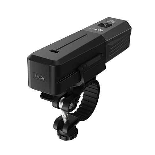 fenix BC22R 充電式通勤/オフロードフロントサイクルライト | 1400ルーメン | 156m | 最大41時間 | 明るい白色イルミネーション、白色のカットオフレンズ、2つの取り付けオプション付き | IP66送料無料 c50ffdde
