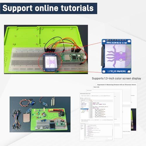 GeeekPi Ultimate Starter Kit for Pico 2W(付属)、デュアルArm Cortex-M33およびデュアルHazard3 RISC-Vマイクロコントローラ、詳細なチュートリアル、複数の記事とプロジェクト、Py a8829244 GeeekPi Ultimate Starter Kit for Pico 2W(付属)、デュアルArm Cortex-M33およびデュアルHazard3 RISC-Vマイクロコントローラ、詳細なチュートリアル、複数の記事とプロジェクト、Py a8829244
