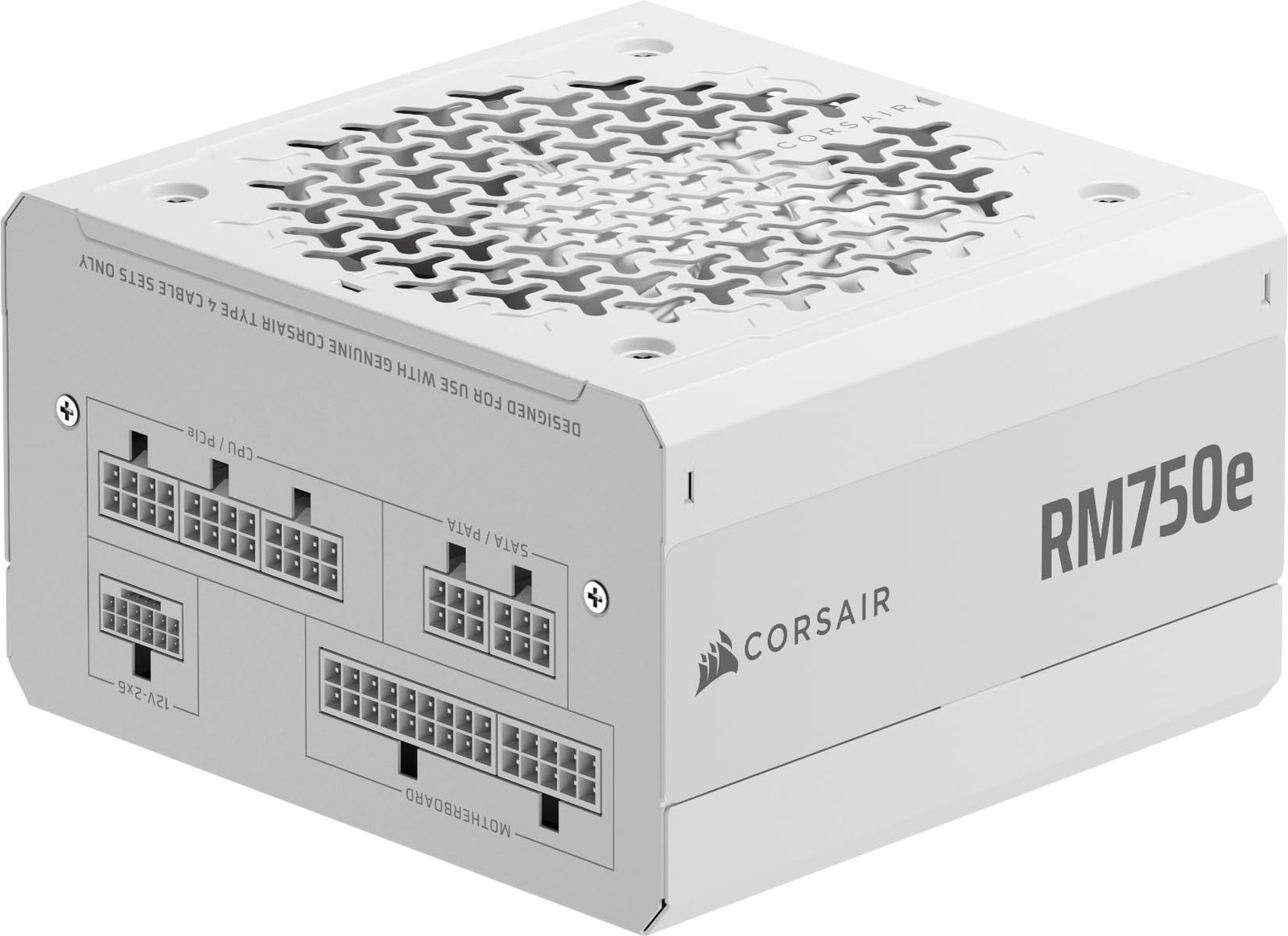 CORSAIR RM750e 2025ホワイトモデル PC電源ユニット 750W PCIE 5.1 対応 Cybenetics Gold ATX 3.1 認証済 フルモジュラー 12V-2x6 ケーブル付属 CP-9020292-JP送料無料 34f9a5e4