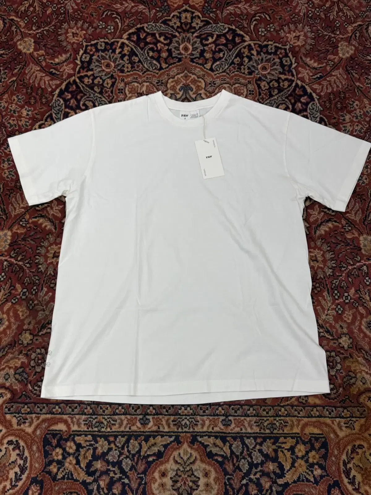 (2) VLNDFLES ブランク 無地 Tシャツ 白